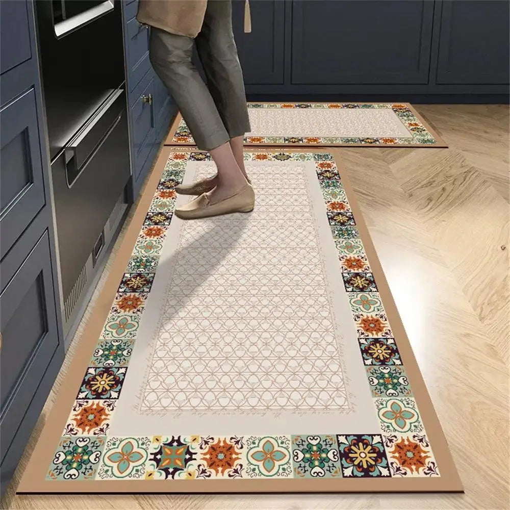 Soft Crystal Velvet Anti-Slip Carpet Mat
