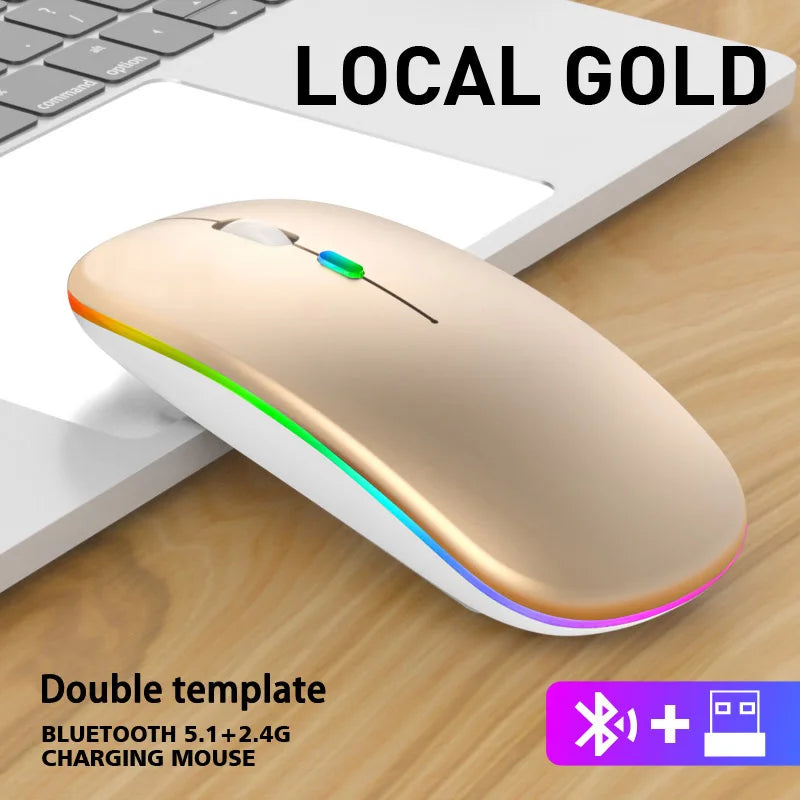 LYBYU Silent Rechargeable Wireless Mouse
