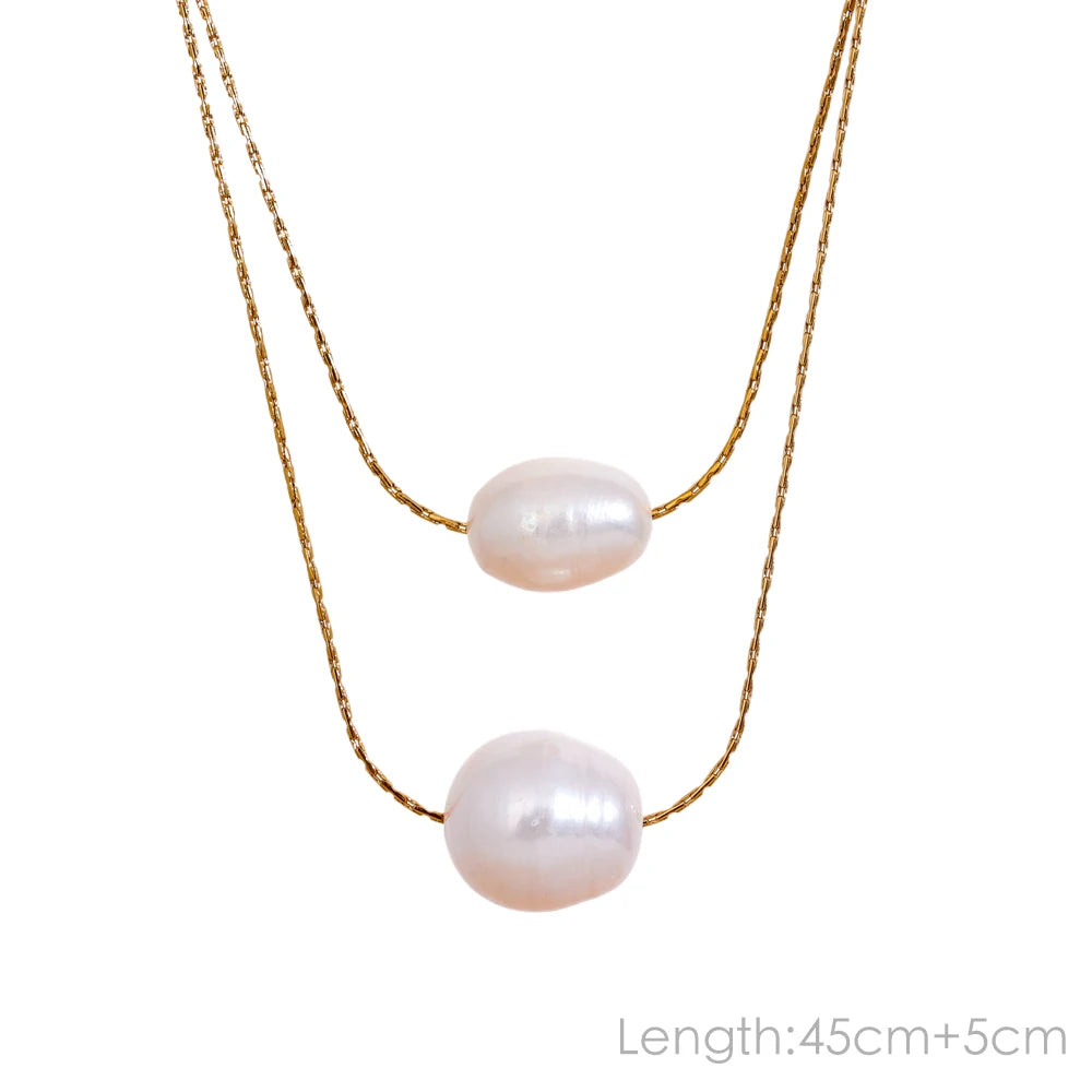 Trendy Freshwater Pearl Pendant Necklace
