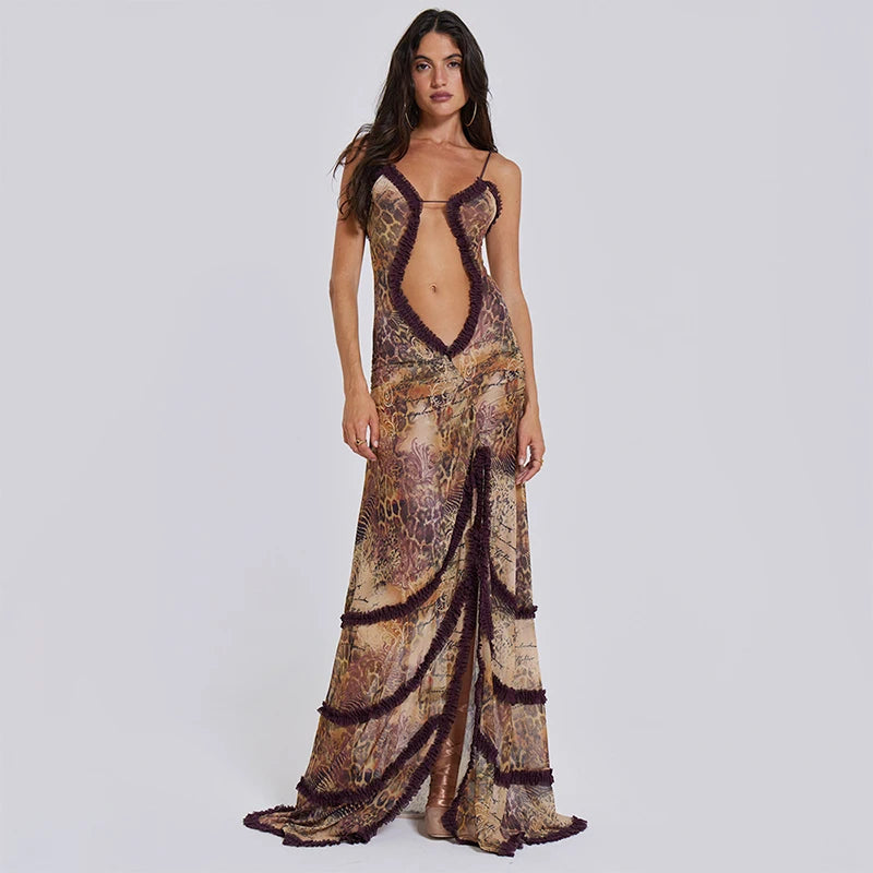 Cutenova Luxury Asymmetrical Gown – Where Grace Meets Edge