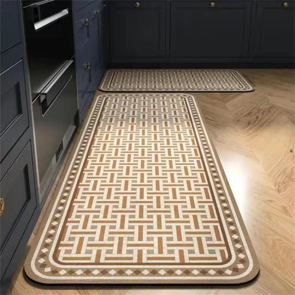 Soft Crystal Velvet Anti-Slip Carpet Mat