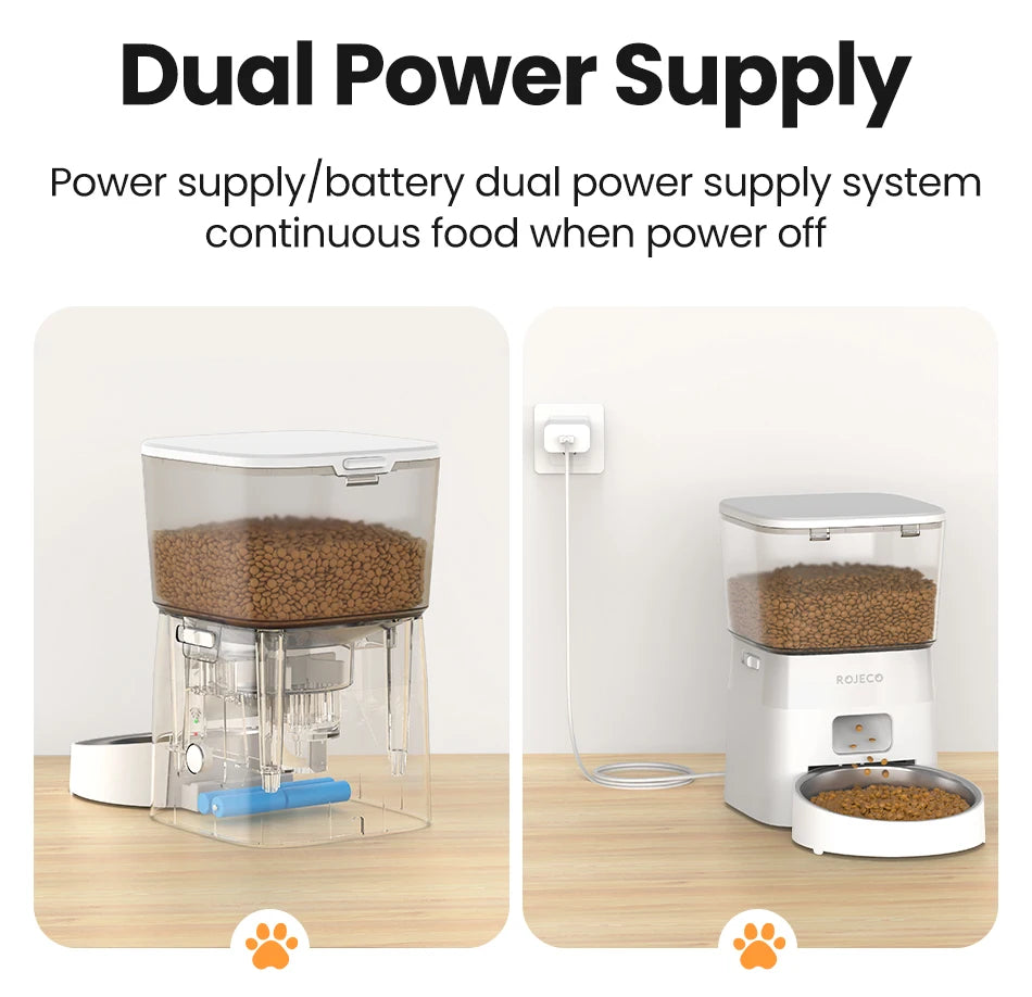 ROJECO Smart Automatic Dog Feeder