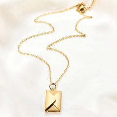 Love Letter Envelope Pendant Necklace
