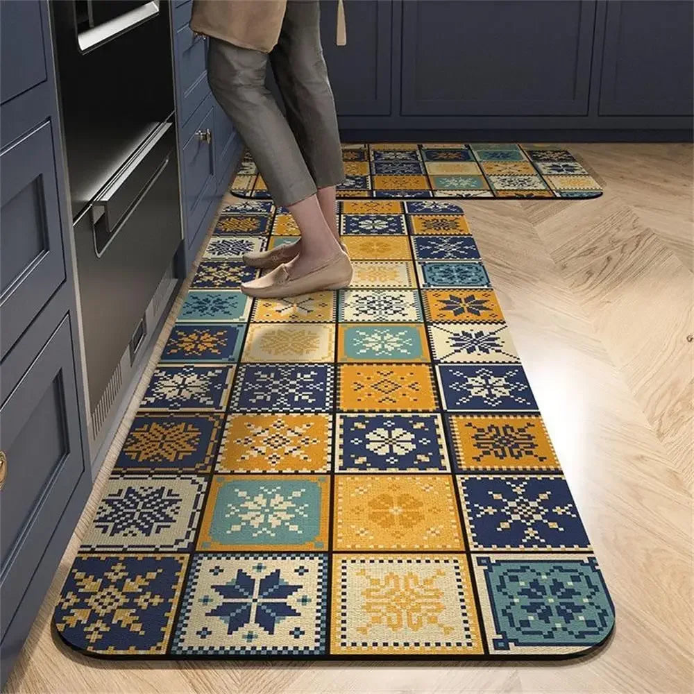 Soft Crystal Velvet Anti-Slip Carpet Mat