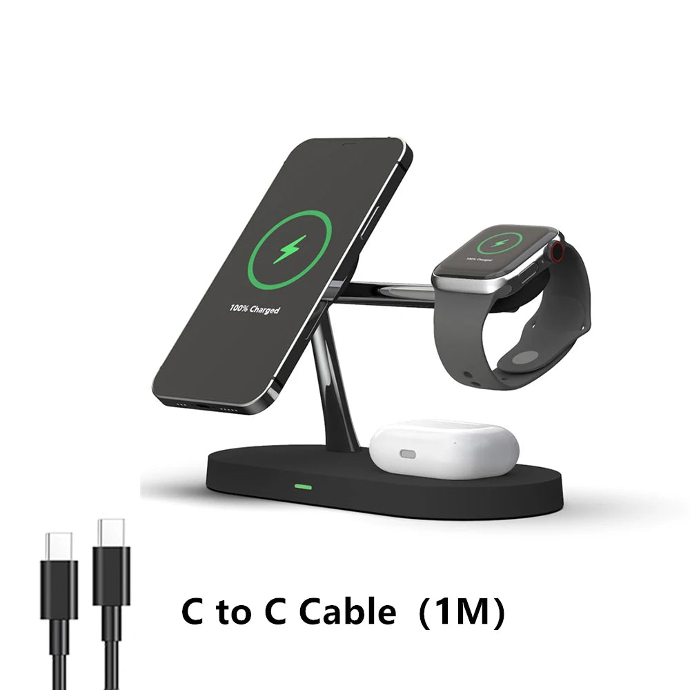 TIMESS 3-in-1 Magnetic Wireless Charger