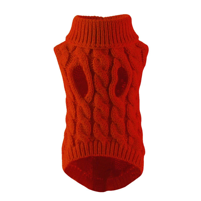 Winter Warm Turtleneck Dog Sweater