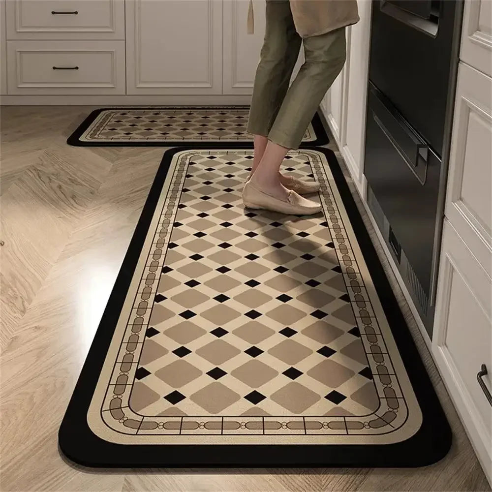 Soft Crystal Velvet Anti-Slip Carpet Mat