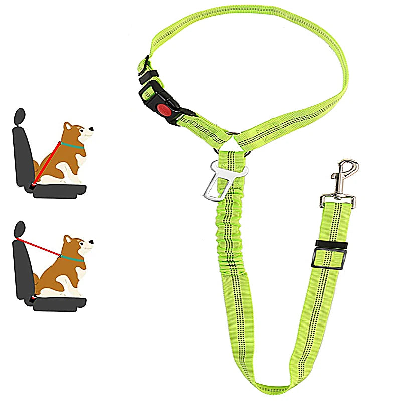 Adjustable Pet Car Seat Belt Harness