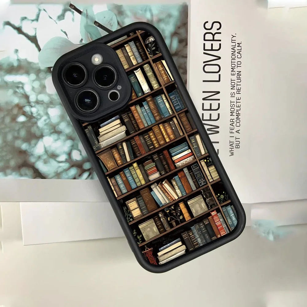 Book Shelf Creative Pattern Phone Case
