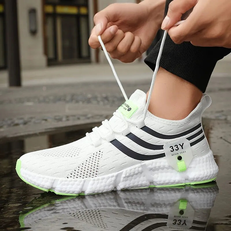 BIG RUNNING Men's Breathable Mesh Casual Shoes