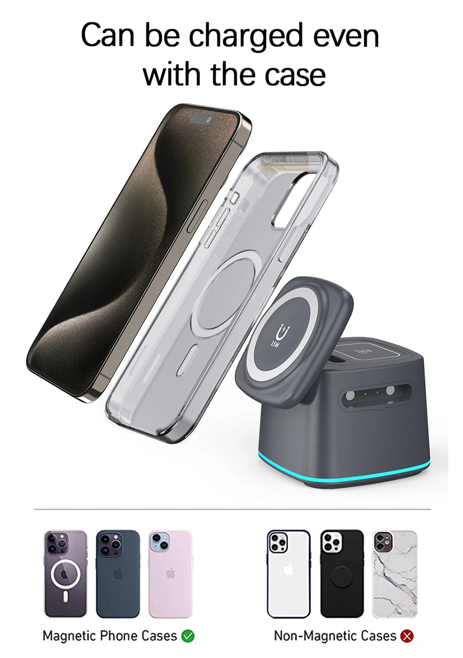 Keyounton H48 15W Qi Wireless Charger – Power, Elegantly Delivered