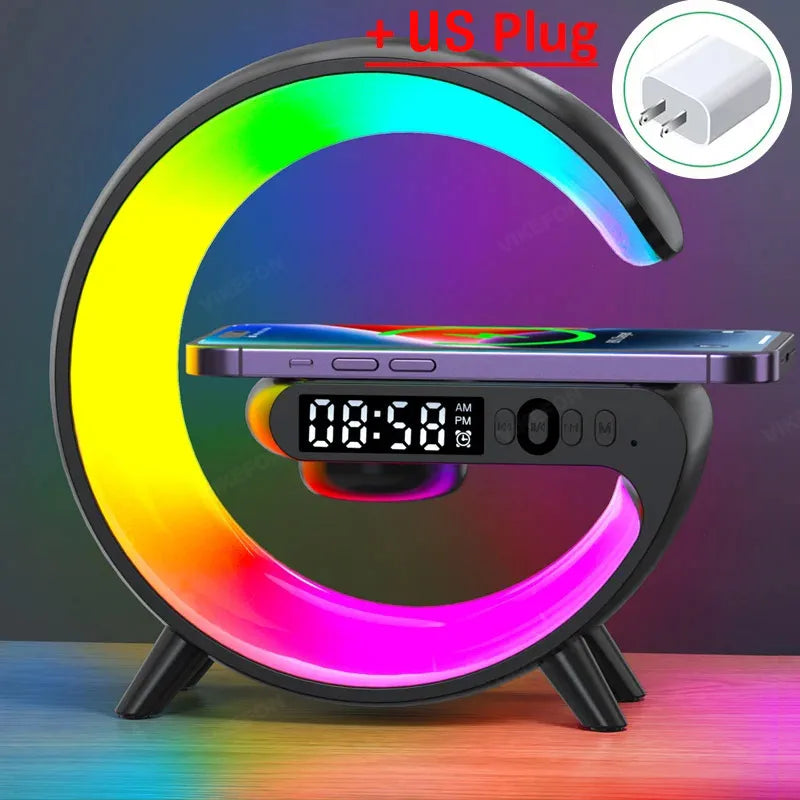 Mini All-in-One Wireless Charger – Light, Sound &amp; Power in One Touch
