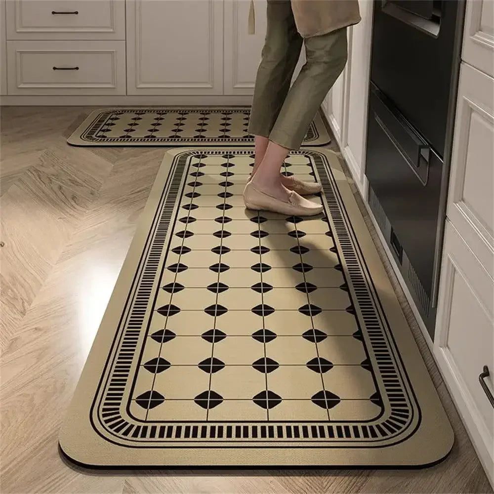 Soft Crystal Velvet Anti-Slip Carpet Mat