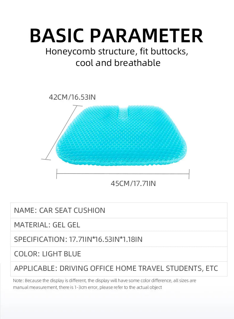 The Cloud Beneath You – TPE Honeycomb Gel Cushion