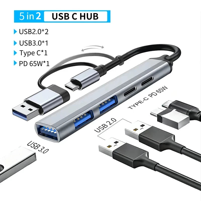 8-in-1 USB Type-C HUB