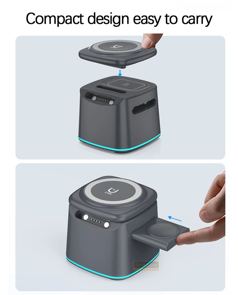 Keyounton H48 15W Qi Wireless Charger – Power, Elegantly Delivered