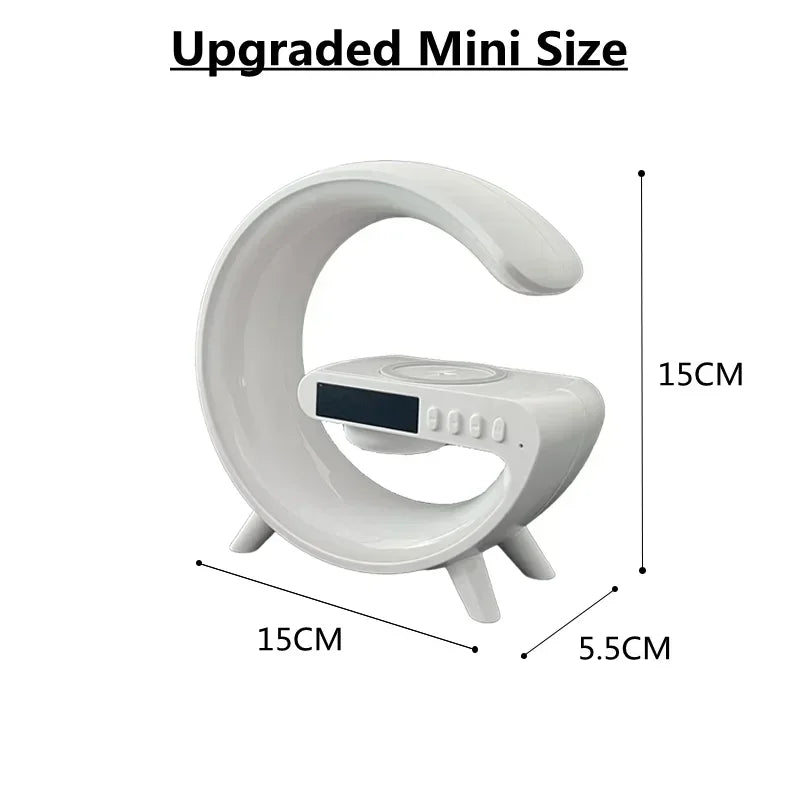 Mini All-in-One Wireless Charger – Light, Sound &amp; Power in One Touch
