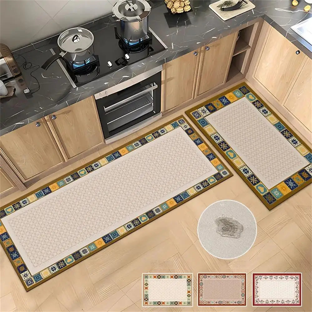 Soft Crystal Velvet Anti-Slip Carpet Mat