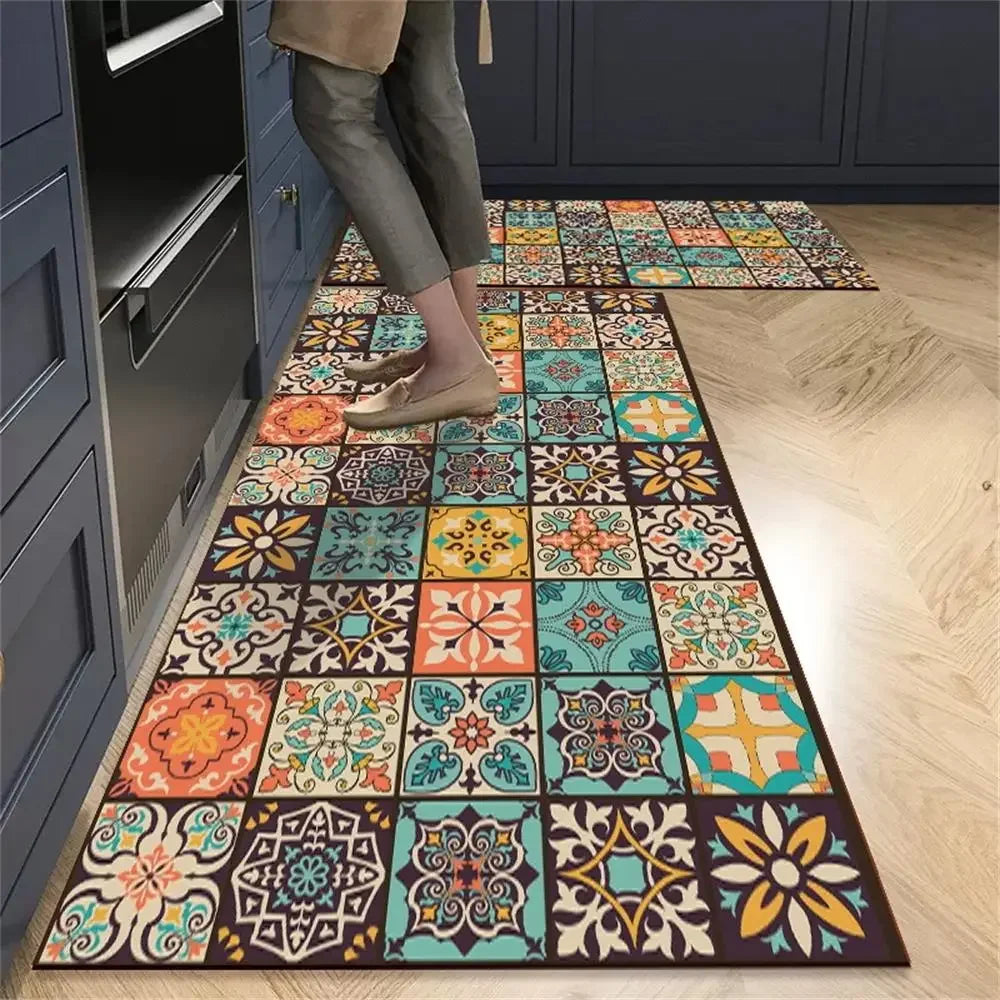 Soft Crystal Velvet Anti-Slip Carpet Mat