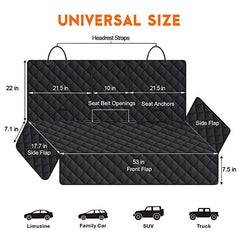 Car Dog Seat Cover for Back Seat Waterproof