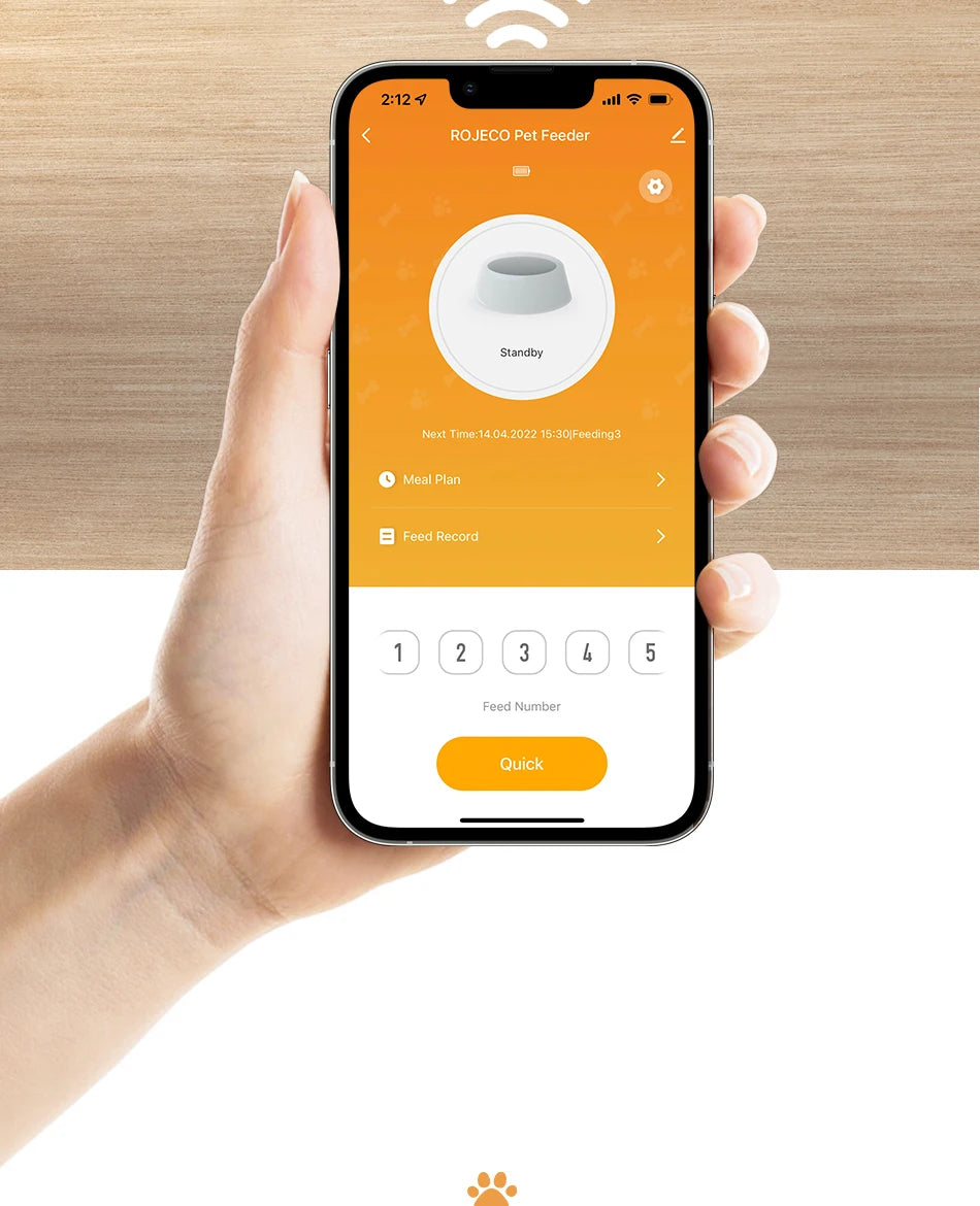 ROJECO Smart Automatic Dog Feeder