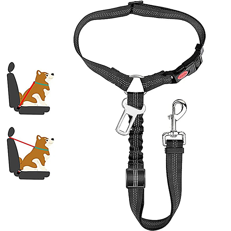 Adjustable Pet Car Seat Belt Harness