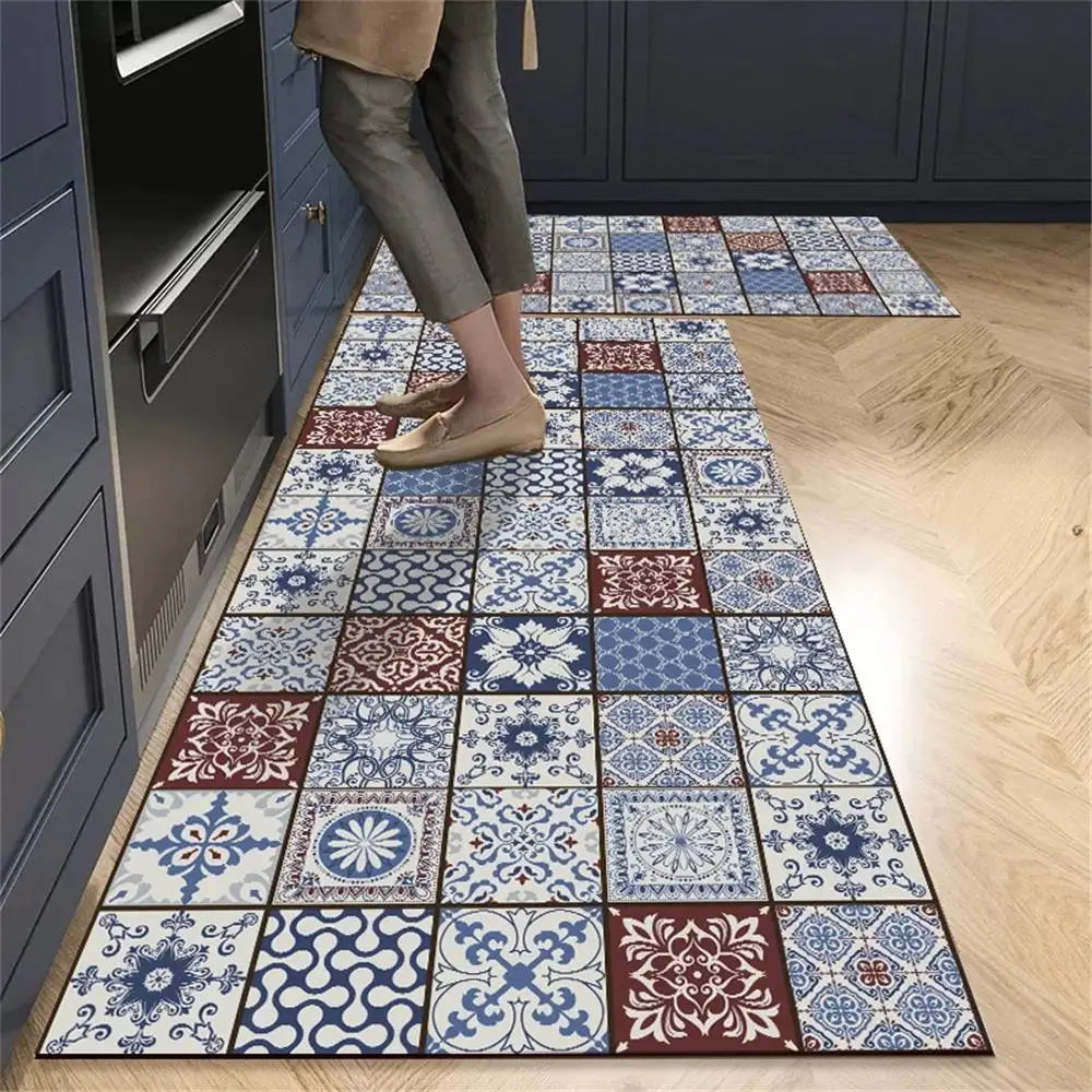 Soft Crystal Velvet Anti-Slip Carpet Mat