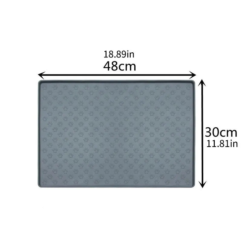 Silicone Pet Feeding Mat – Non-Slip, Waterproof, Easy-Clean