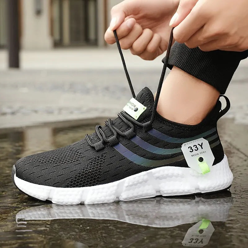 BIG RUNNING Men's Breathable Mesh Casual Shoes