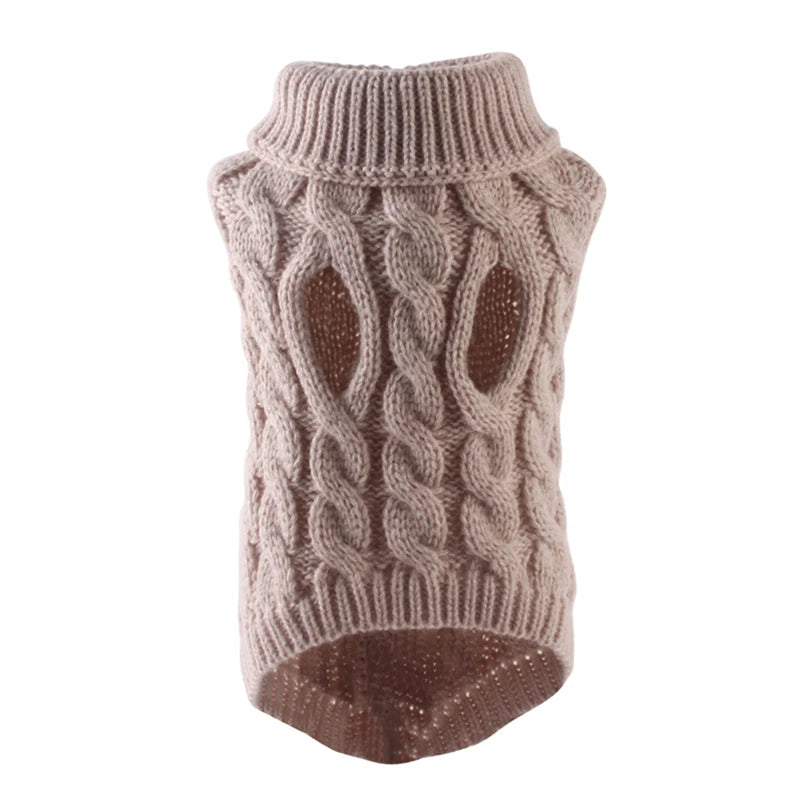 Winter Warm Turtleneck Dog Sweater