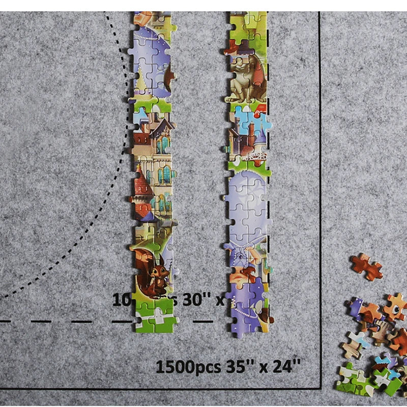 Felt Jigsaw Puzzle Roll Mat