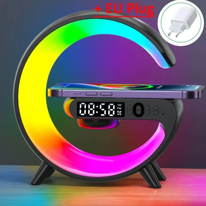 Mini All-in-One Wireless Charger – Light, Sound &amp; Power in One Touch