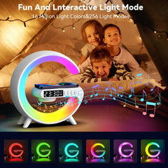 Mini All-in-One Wireless Charger – Light, Sound &amp; Power in One Touch