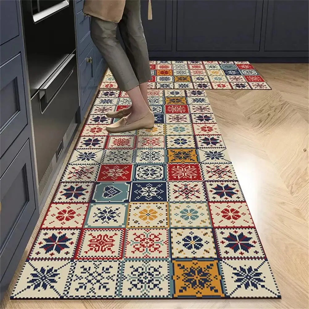 Soft Crystal Velvet Anti-Slip Carpet Mat