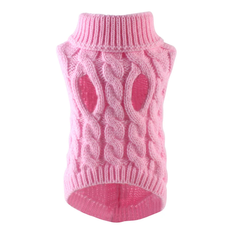 Winter Warm Turtleneck Dog Sweater