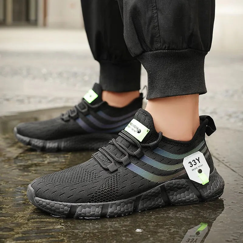 BIG RUNNING Men's Breathable Mesh Casual Shoes