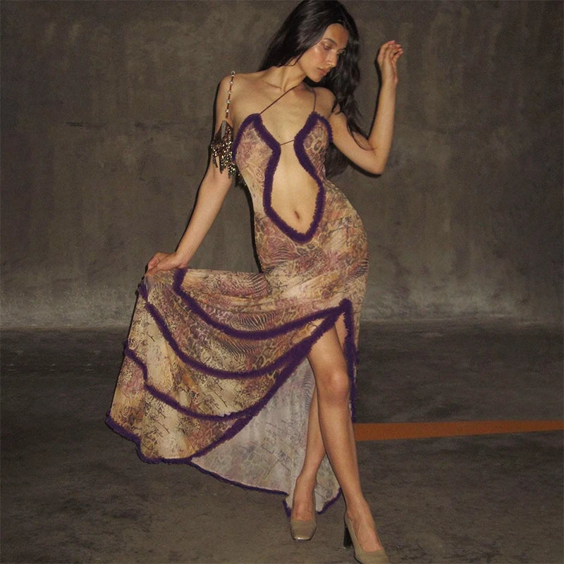 Cutenova Luxury Asymmetrical Gown – Where Grace Meets Edge