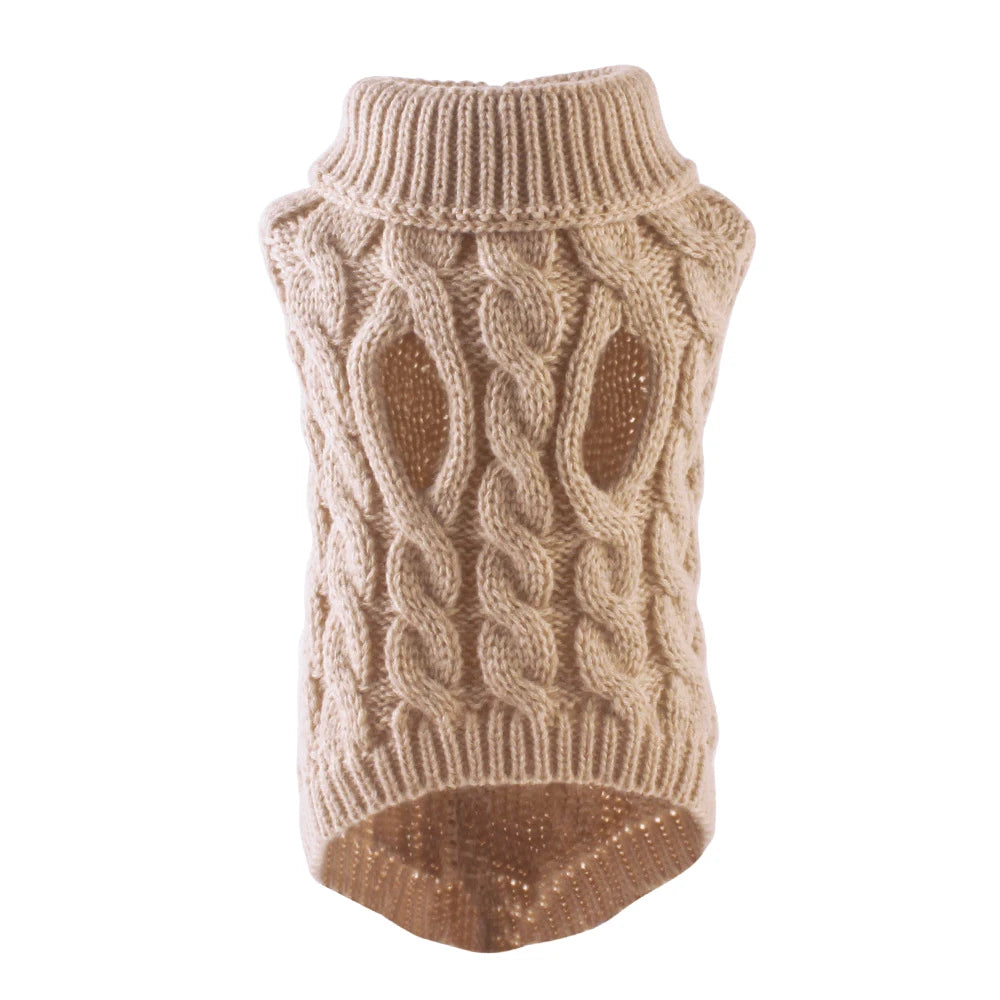 Winter Warm Turtleneck Dog Sweater
