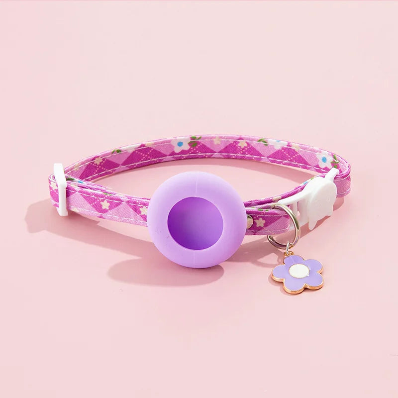 Anti-Lost Pet Collar with AirTag Case