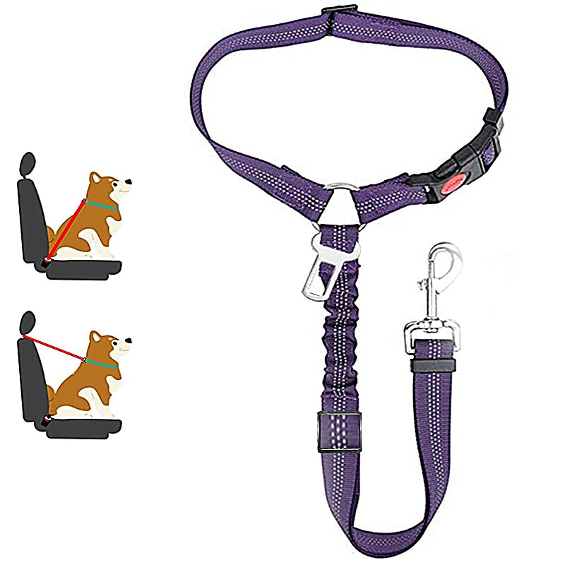 Adjustable Pet Car Seat Belt Harness