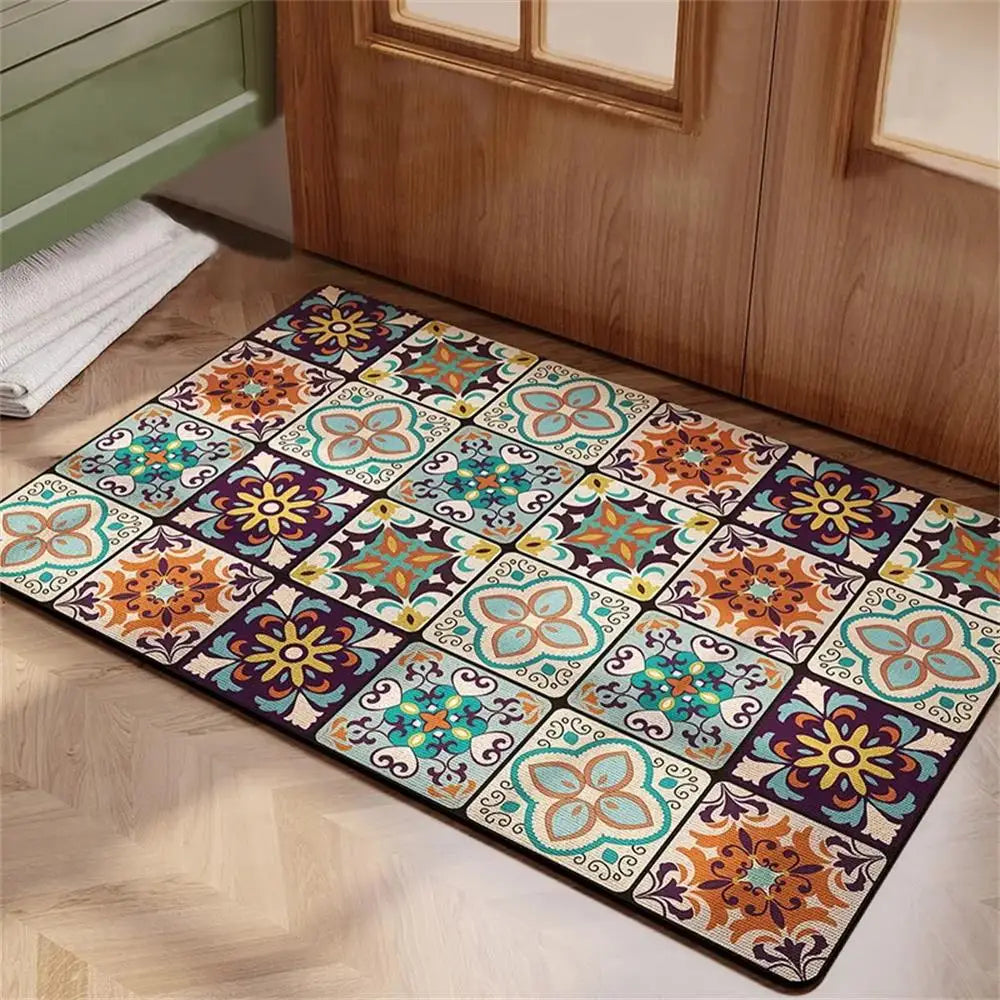 Soft Crystal Velvet Anti-Slip Carpet Mat