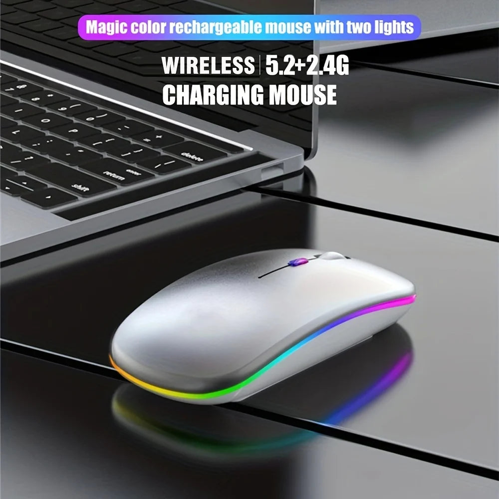 LYBYU Silent Rechargeable Wireless Mouse