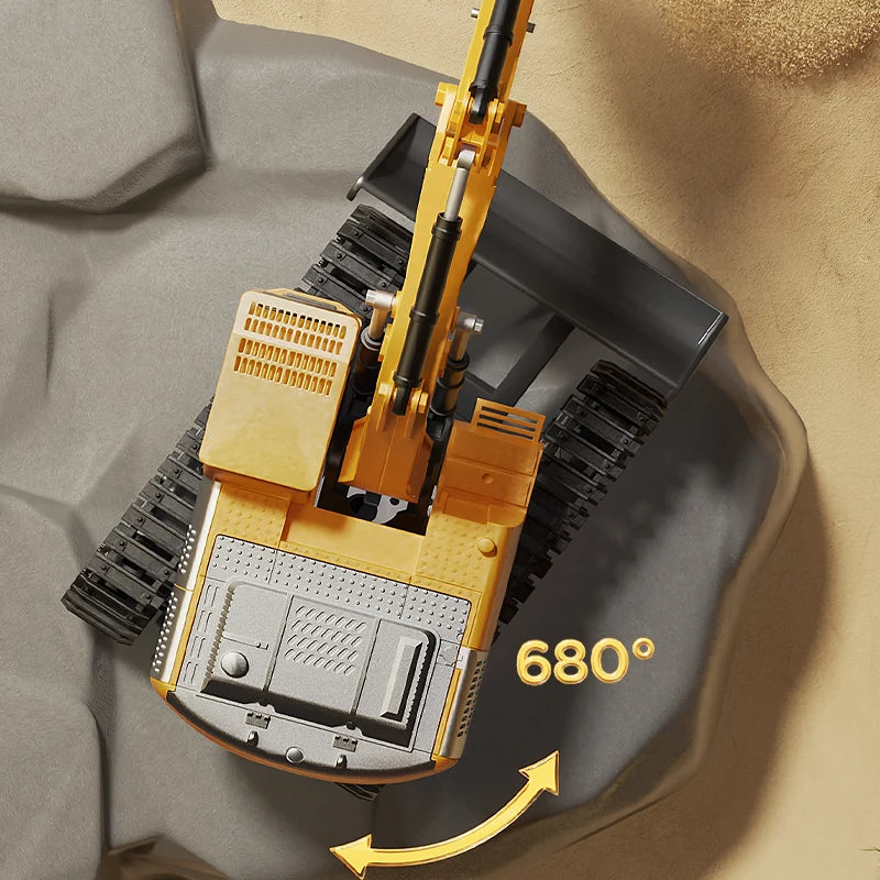 Alloy Remote Control Excavator Toy Car