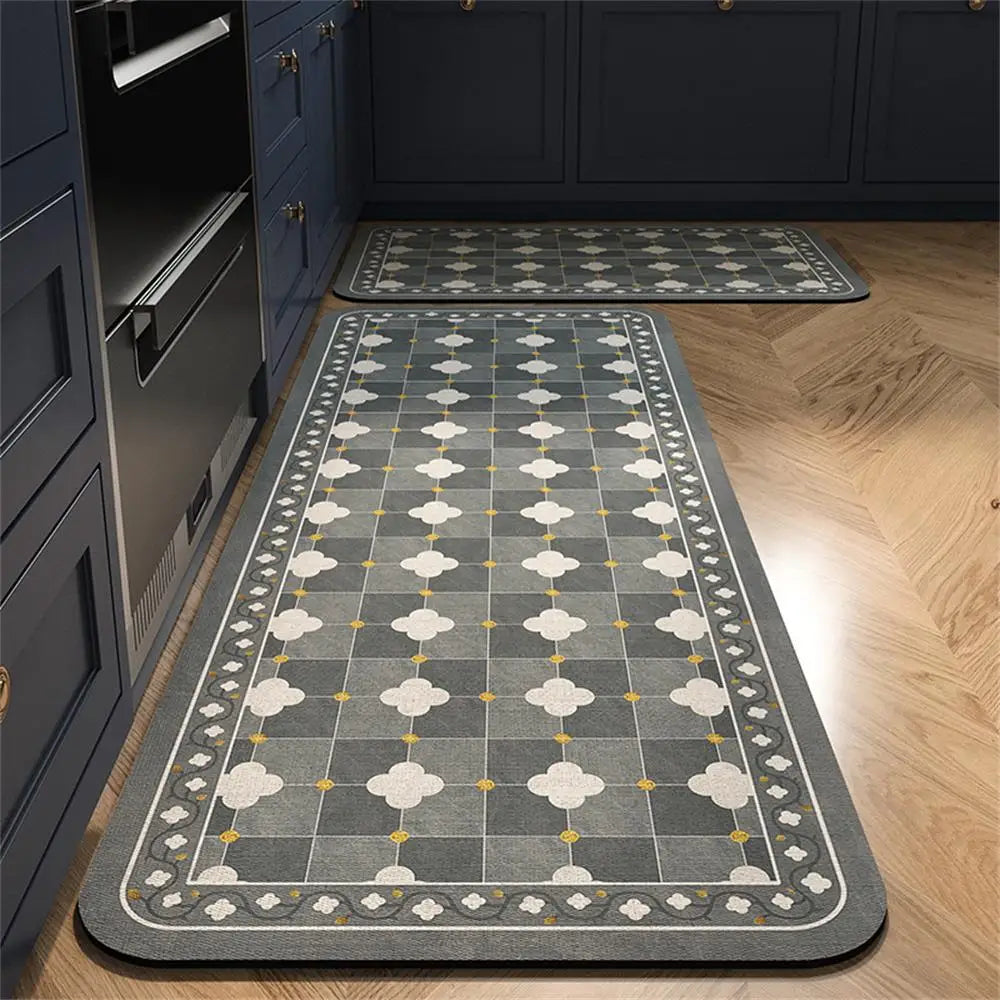 Soft Crystal Velvet Anti-Slip Carpet Mat