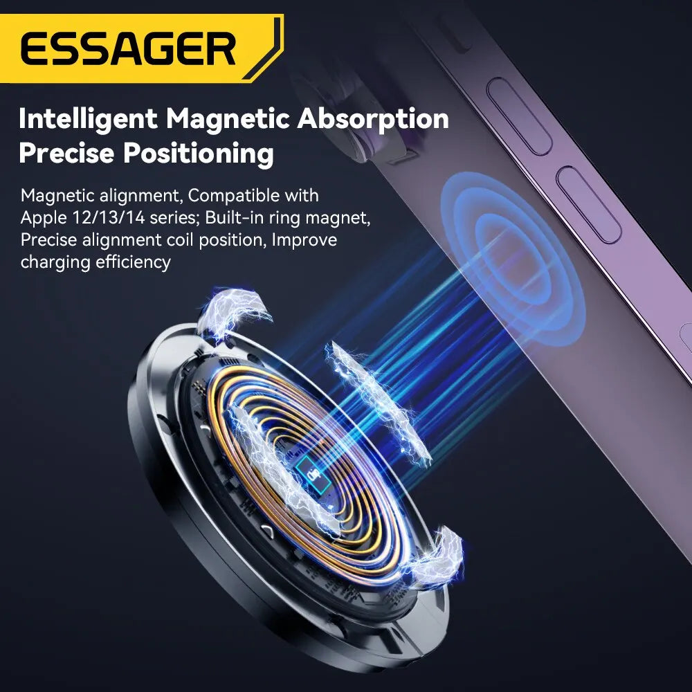 ESSAGER 15W Magnetic Wireless Charger