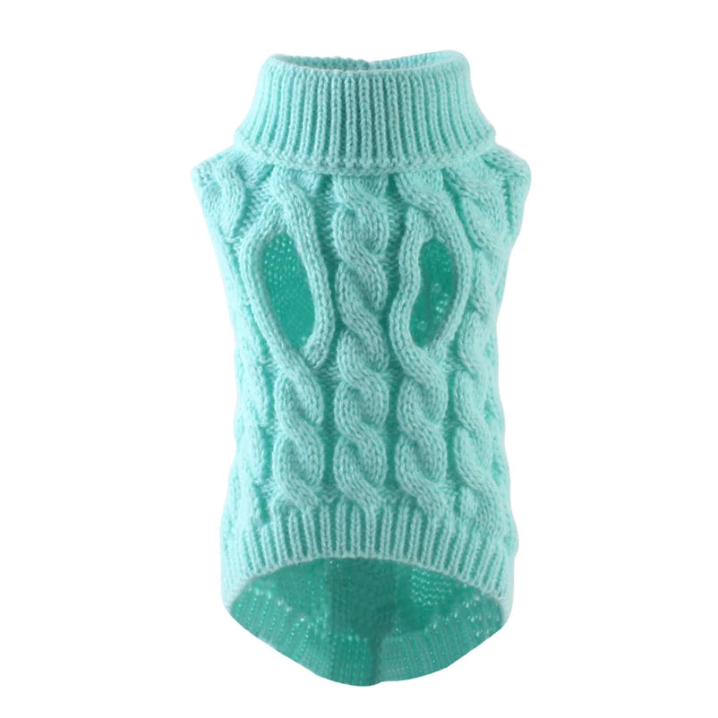 Winter Warm Turtleneck Dog Sweater