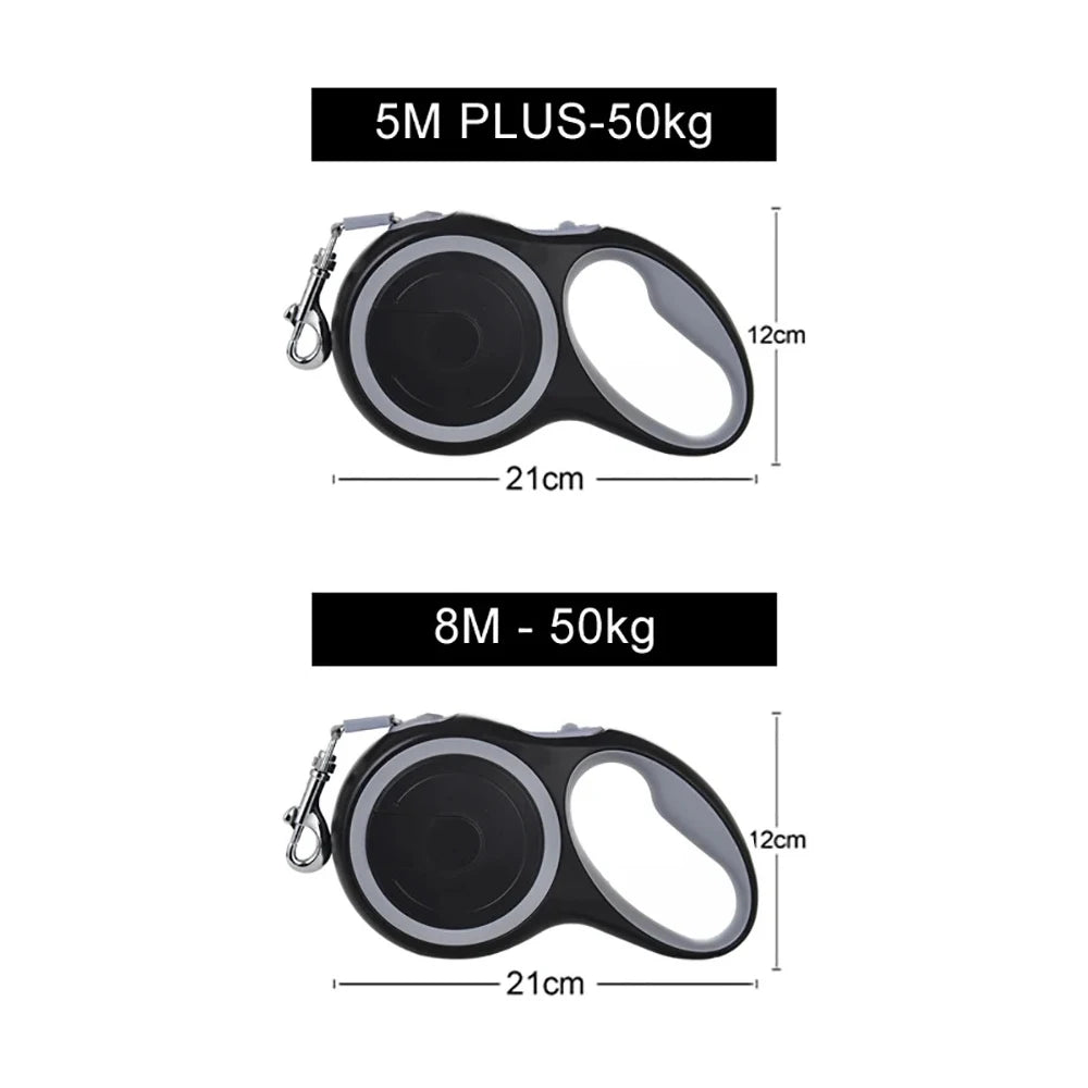 Durable Retractable Nylon Dog Leash