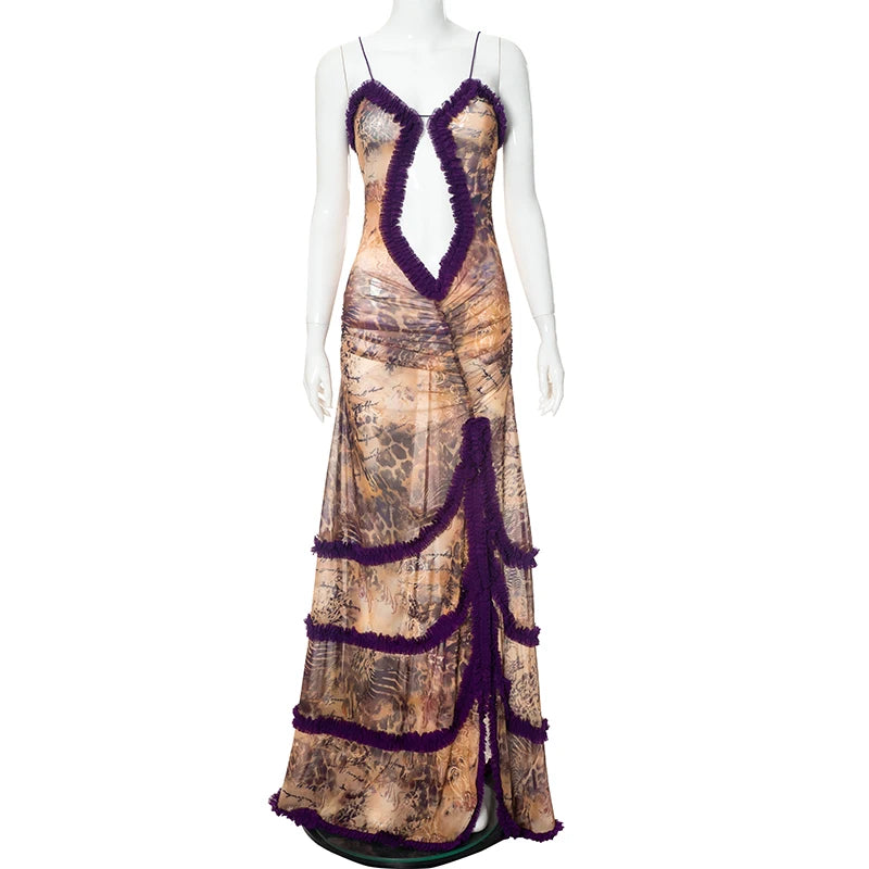 Cutenova Luxury Asymmetrical Gown – Where Grace Meets Edge