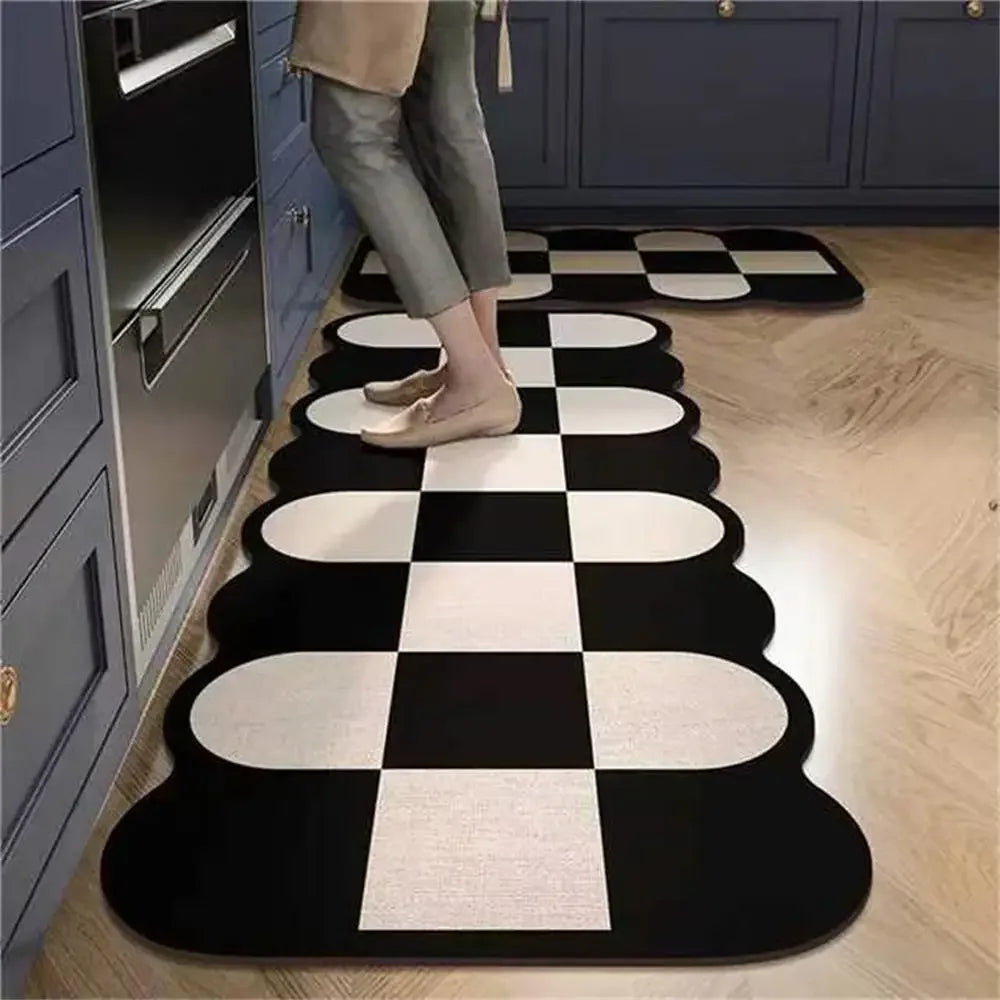 Soft Crystal Velvet Anti-Slip Carpet Mat