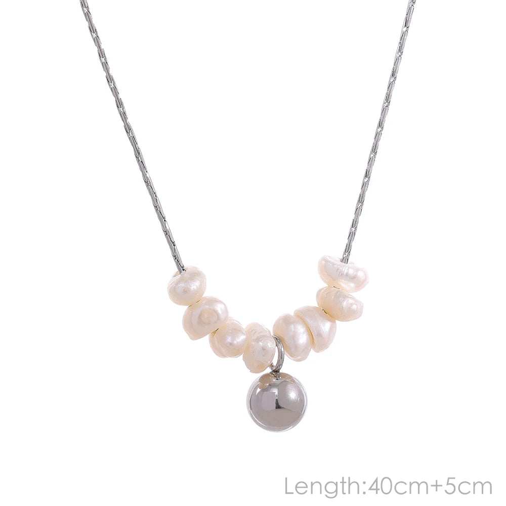Trendy Freshwater Pearl Pendant Necklace